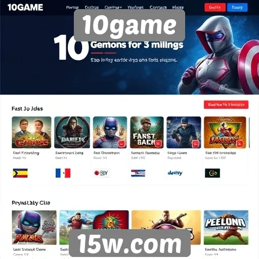 Navegando pelos melhores recursos do site 10game